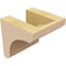Ekena Millwork 4"W x 4"D x 4"H Wide Legacy Rough Cedar Woodgrain TimberThane Corbel, Primed Tan CORUR04X04X04LGYRCPR - alternate 6
